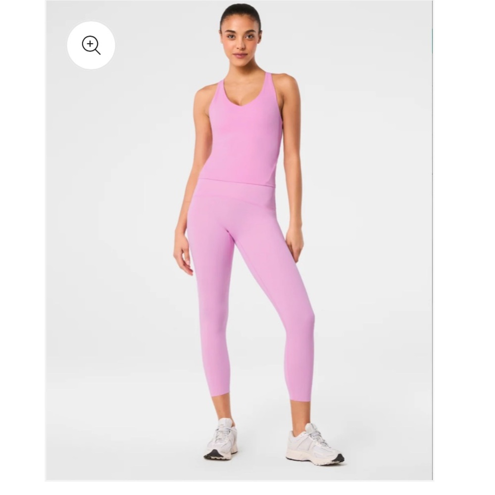 NWT SPANXshape Booty Boost 7/8 leggings, petunia, size large